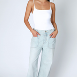 Square Cami - White, Women's Tops Collection