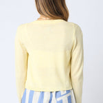 Thin Button Up Cardigan - Egg, Women's Tops Collection