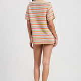 Oversized Crochet Button Up
