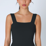 Square Tank - Black, Women's Tops Collection