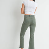 Just Black- HR Tonal Crop Flare