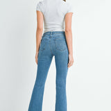 Just Black- HR Tonal Crop Flare