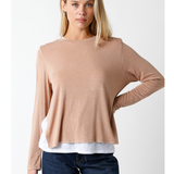 Layered Long Sleeve Top