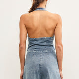 Halter Neck Vest Romper