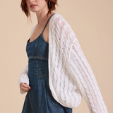Light Weight Cable Knit Cardigan