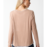Layered Long Sleeve Top