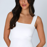 Square Tank - White, Women's Tops Collection
