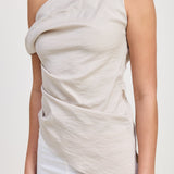 Shoulder Tunic Top - Taupe, Women's Tops Collection