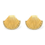 Shell Earring - gold, womens earring collection