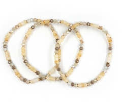 Beaded Bracelet - nude/brown, womens bracelet collection