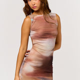 Mini Dress With Open Back