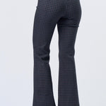 Bootcut Pant - navy plaid, womens pants/matching set collection