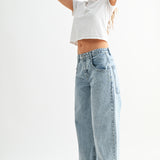 Just Black - Super Wide Leg - medium denim, womens jean collection