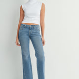 Just Black - Twist Leg Bootcut Jean