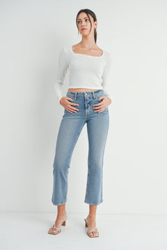 Just Black - Slim Cropped Bootcut
