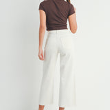 Just Black- Scissor Cut Wide Leg