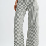 Just Black - Barrel Jean with Seams