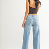 Just Black - Low Slung Vintage Straight