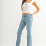 Just Black - Low Rise Bootcut