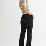 Just Black - Low Rise Bootcut - washed black denim, womens jeans collection