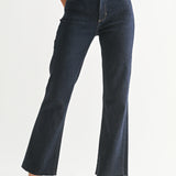 Just Black - Cropped Flare - dark denim, womens jean collection
