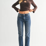 Just Black - Pencil Jean - dark denim