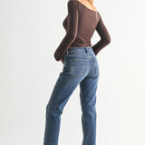 Just Black - Pencil Jean - dark denim