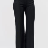 Wide Leg Mesh Pant - Black, Women's Pants Collection