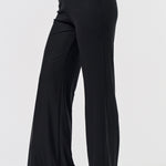 Wide Leg Mesh Pant - Black, Women's Pants Collection