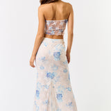 Lace Twist Front Tube Top