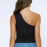 Hardware One Shoulder Top