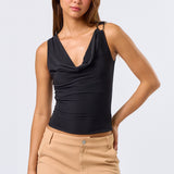 Metal Trim Cowl Top