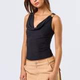 Metal Trim Cowl Top