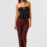 Sun Metal Hardware Halter Top