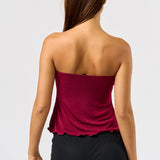 Tube Flyaway Top With Trim