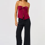 Tube Flyaway Top With Trim