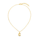 C Bubble Necklace with Chain