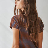 Striped Short Sleeve Top