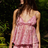 Paisley Ruffle Top