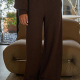 Textured Wide Leg Pant