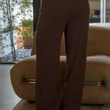 Textured Wide Leg Pant