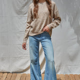 Knit Sweater With Stitch Detail