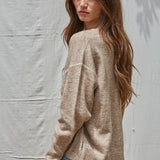 Knit Sweater With Stitch Detail