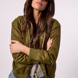Bomber With Hoodie Insert