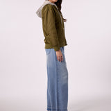 Bomber With Hoodie Insert