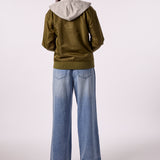 Bomber With Hoodie Insert