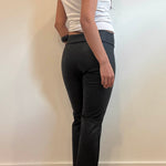 Faux Leather Low Rise Flare Pant - black, womens pants collection