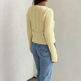 Pointelle Knit Cardigan