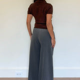 Round Neck Knit Top