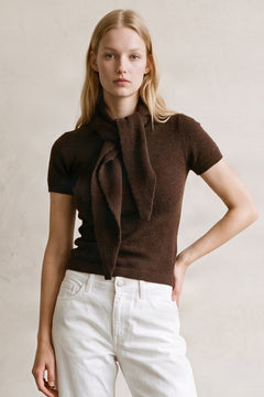 Round Neck Knit Top